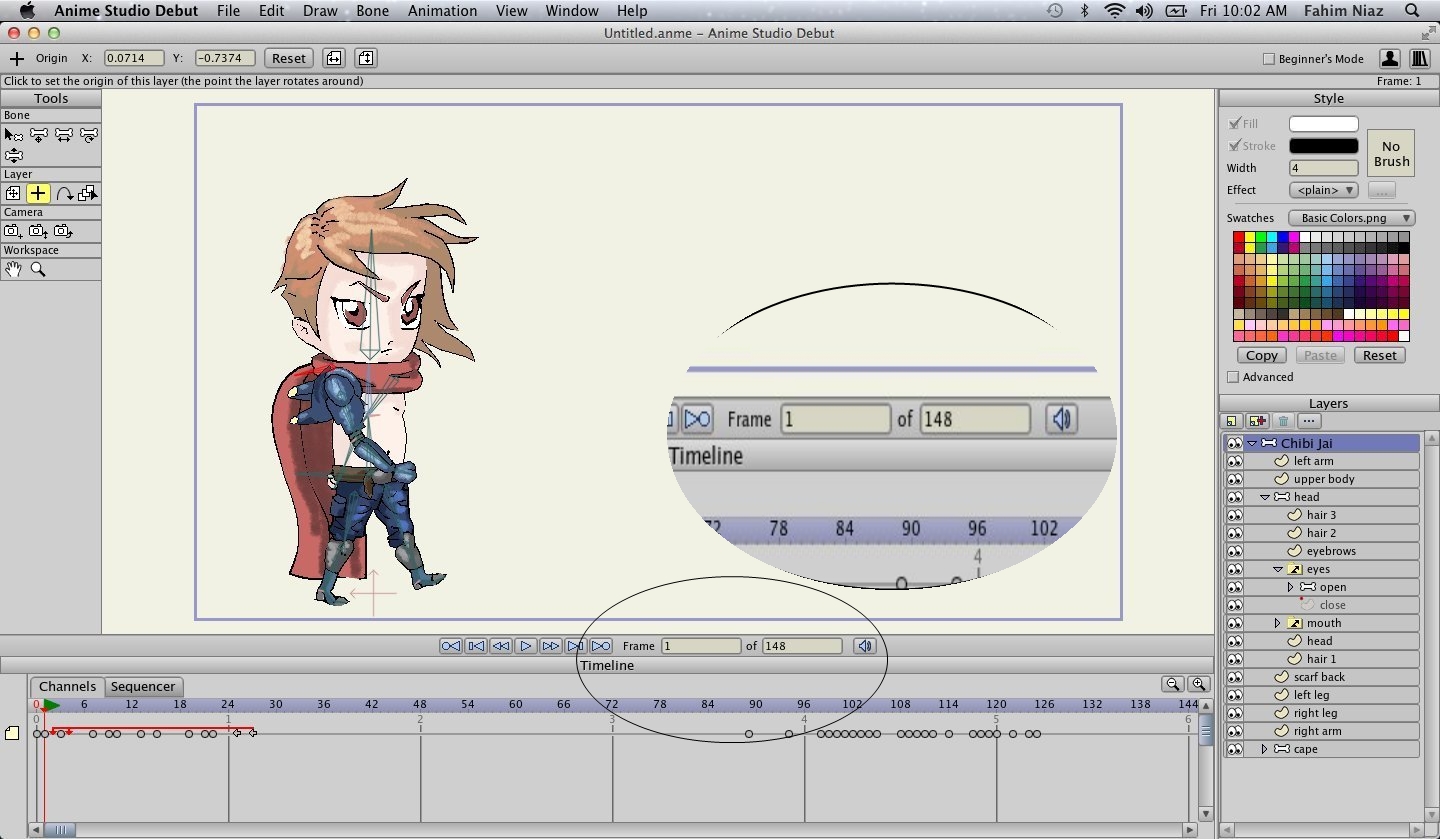 Character animation